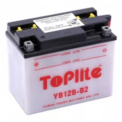 Аккумулятор TOPLITE 6CT-12Ah (+/-) (YB12B-B2)
