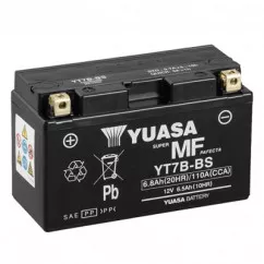 Мото акумулятор Yuasa 6СТ-6,8Ah (+/-) (YT7B-BS)