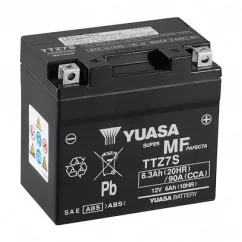 Акумулятор YUASA AGM 6СТ-6Ah (-/+) (TTZ7S)