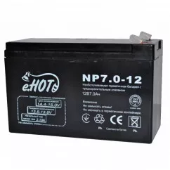 Акумуляторна батарея ENOT 12V 7AH (NP7.0-12) AGM