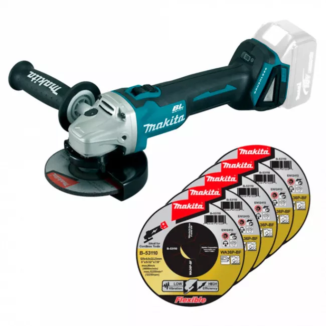 Аккумуляторная болгарка Makita (DGA504ZX2)