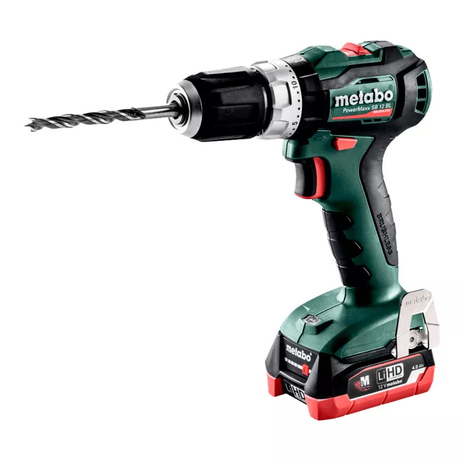 Акумуляторний дриль-шуруповерт Metabo PowerMaxx SB 12 BL 2xLiHD4.0 А/год (601077800)