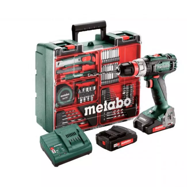 Акумуляторний шуруповерт Metabo BS 18 L Quick Mobile Workshop (602320870) Акумуляторний шуруповерт Metabo BS 18 L Quick Mobile Workshop (602320870)