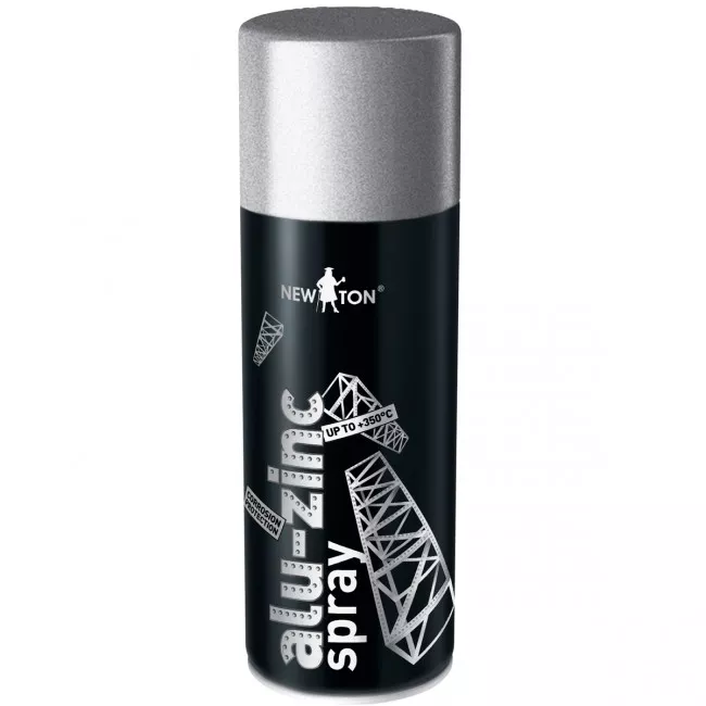 Алюминиево-цинковая эмаль NEW TON Alu-Zinc spray 400 мл (000014863)