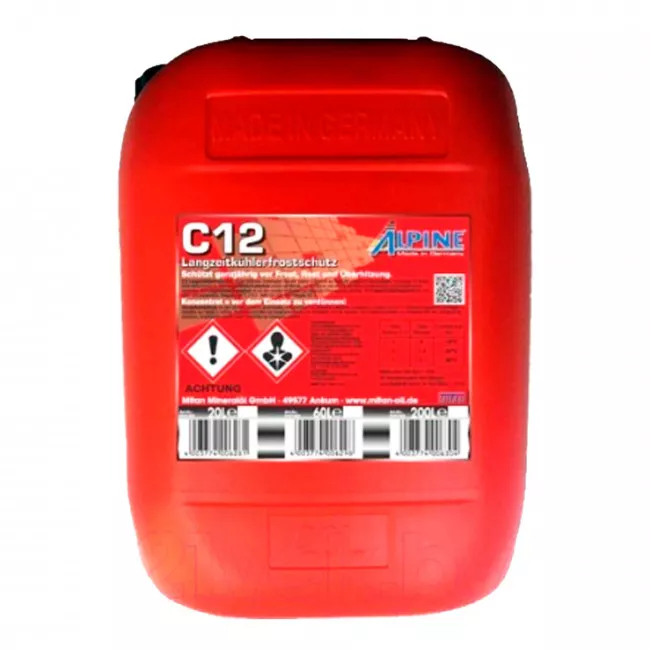 Антифриз Alpine G12 -80°C червоний 20л (1185-20) (50448)