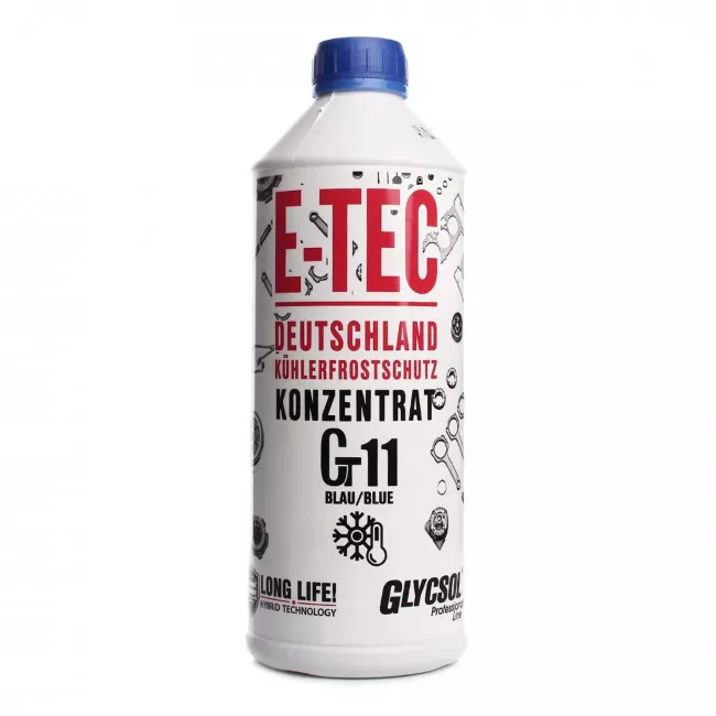 Антифриз E-TEC Glycsol G11 синий 1,5л (4267)