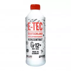 Антифриз E-Tec Glycsol G12+ -80 ° C червоний 1,5 л