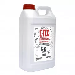 Антифриз E-Tec Glycsol G12+ -80°C красный 4л