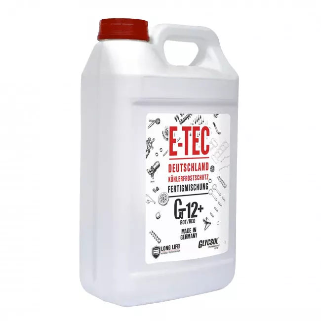 Антифриз E-Tec Glycsol G12+ -80°C червоний 4л (9585)