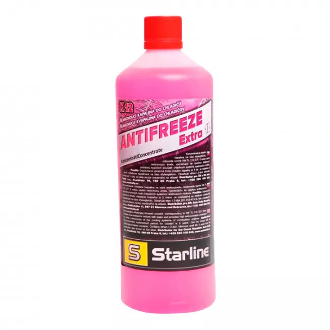 Антифриз Srarline G12+ -37°C рожевий 1л (NA K12-1)