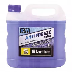 Антифриз Starline G11 -80°C синий 3л