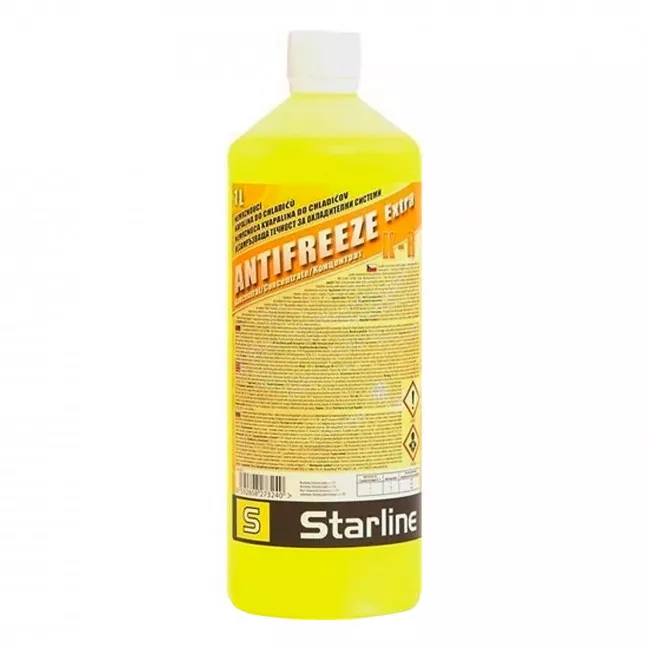 Антифриз Starline G11 -80°C желтый 1л (NA KR-1) Антифриз Starline G11 -80°C желтый 1л (NA KR-1)