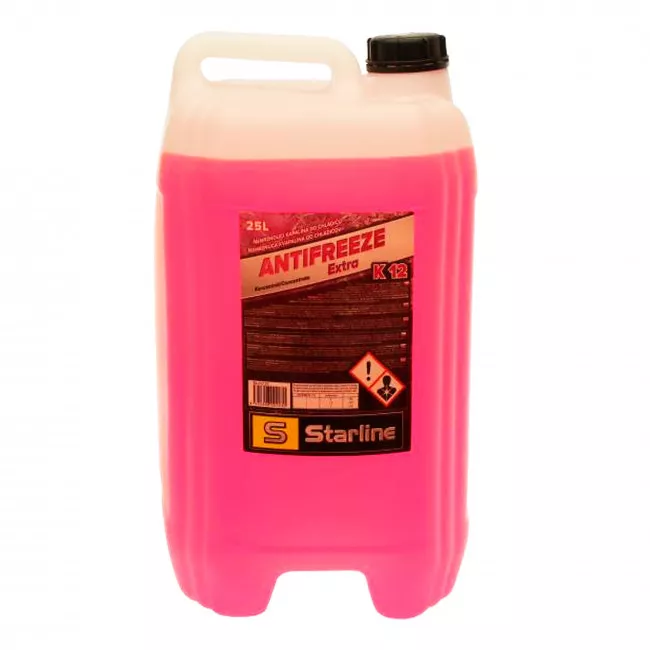 Антифриз Starline G12 + -37 ° C рожевий 25л (NA K12-25)
