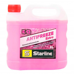 Антифриз Starline G12+ -37°C розовый 3л (NA K12-3)