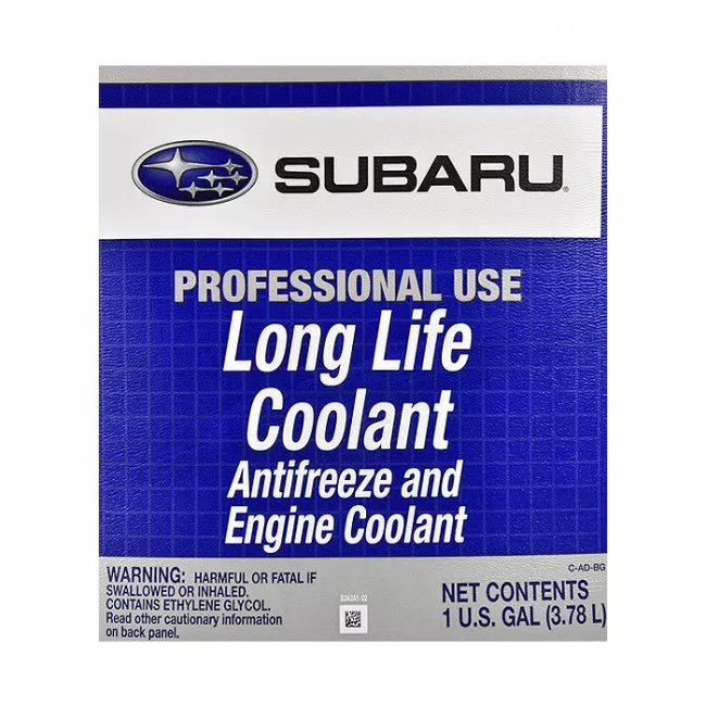 Антифриз Subaru Long life coolant G11 -80°C зеленый 3,78л (SOA868V9210)