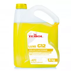 Антифриз Temol Luxe G12 -40°C желтый 5л