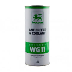 Антифриз Wolver Antifreeze Concentrate G11 -80°C зелёный 1,5л (30784) (4260360944246)