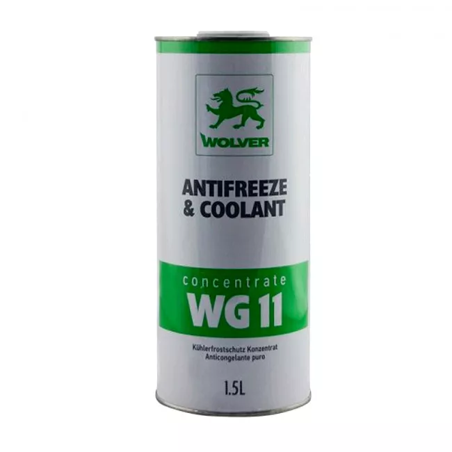 Антифриз Wolver Antifreeze Concentrate G11 -80°C зелений 1,5л (30784) (4260360944246)