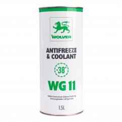Антифриз Wolver Antifreeze & Coolant G11 -40°C зелёный 1,5л (30989) (4260360944222)