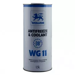 Антифриз Wolver Antifreeze & Coolant Ready for use G11 -40°C синій 1,5л (30987) (4260360944161)