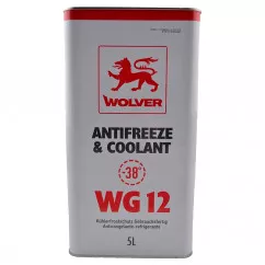 Антифриз Wolver Antifreeze & Coolant Ready for use G12 -40°C красный 5л