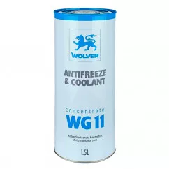 Антифриз Wolver Universal Antifreeze Concentrate G11 -80°C синій 1,5л (21712) (4260360941535)