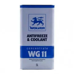 Антифриз Wolver Universal Antifreeze Concentrate G11 -80°C синий 5л