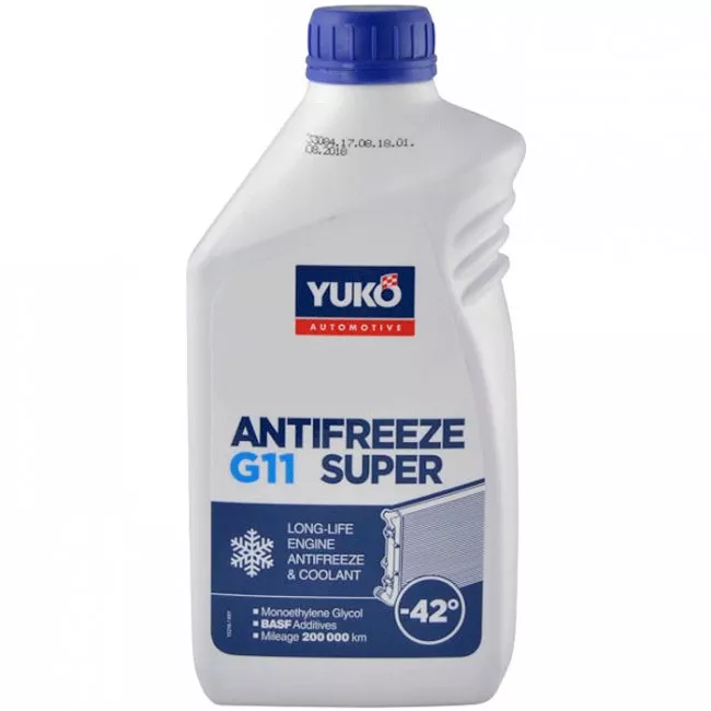 Антифриз Yuko Super G11 -40°C синий 1л (4820070244472)