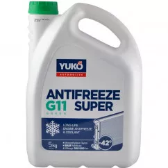 Антифриз Yuko Super G11 -40°C зелений 5л (4820070244496)