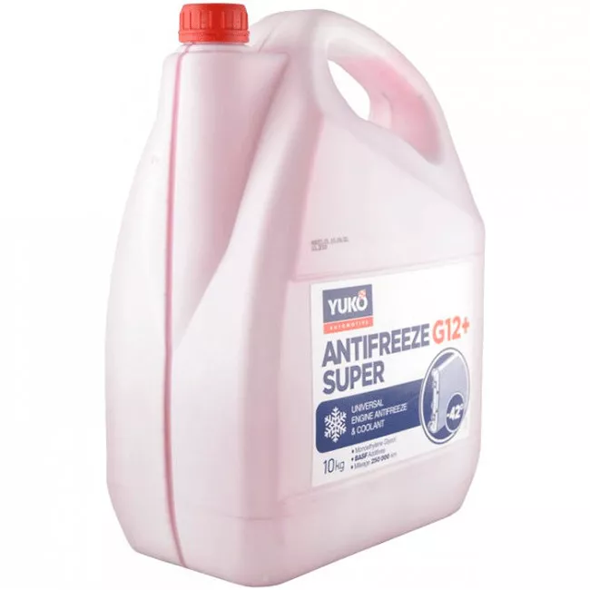 Антифриз Yuko Super G12+ -40°C красный 10л (248234)