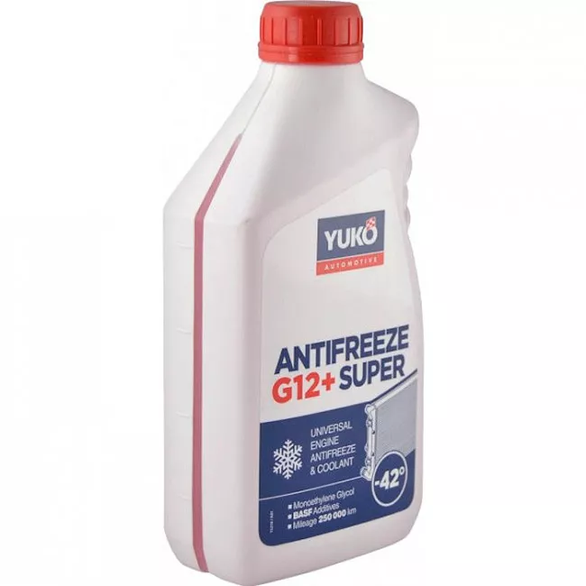Антифриз Yuko Super G12+ -40°C червоний 1л (4820070244489)