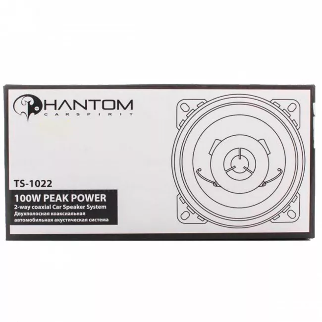 Коаксиальная автоакустика Phantom TS-1022 (2840)