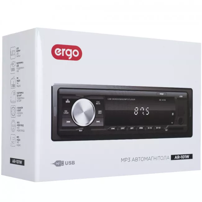 Автомагнітола ERGO AR-101W