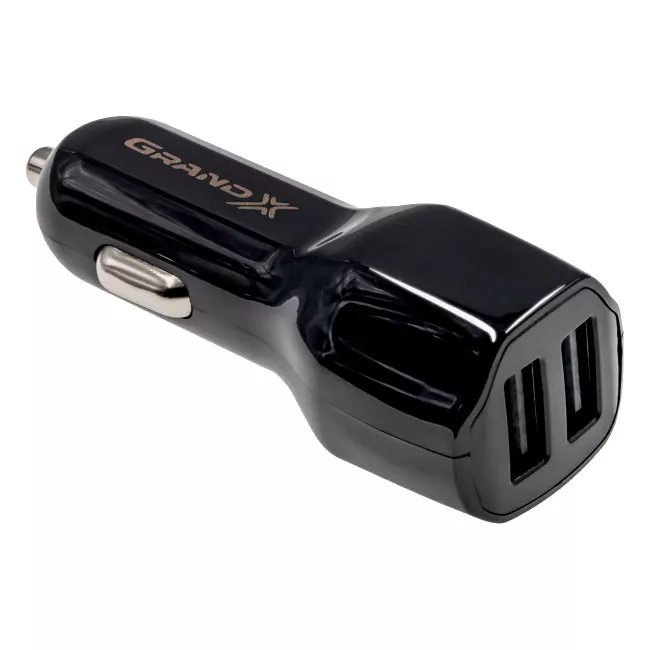 Автомобільний зарядний пристрій Grand-X CH-26 Black (2USB 2.1А)