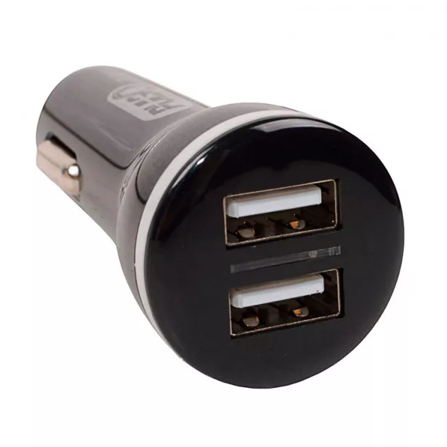 Автомобильное зарядное устройство PULSO 2USB (12/24V - 5V 2,1A) (C-2023BK)