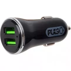 Автомобильное зарядное устройство PULSO, 2USB QC3.0 36W 12/24V (C-36144Q)