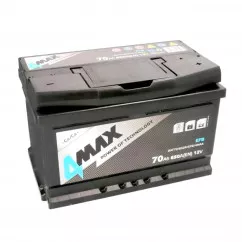 Аккумулятор 4MAX AKUMULATORY 6СТ-70Ah (-/+) (BAT70/700R/EFB/4MAX)