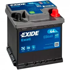 Акумулятор Exide 6СТ-44Ah (-/+) (EB440)