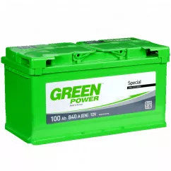 Автомобильный аккумулятор GREEN POWER 6СТ-100Ah 840A Аз (EN) (000022430) (25886)