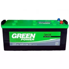 Грузовой аккумулятор GREEN POWER 6СТ-225Ah 1400A Аз (EN) (000022366) (24437)