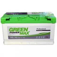 Автомобильный аккумулятор GREEN POWER MAX 6СТ-110Ah 950A Аз (EN) (000026189)