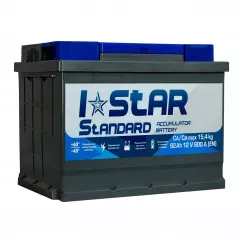 Акумулятор I STAR Standard 6СТ-62Ah (+/-) (562 72 02)