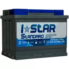 Автомобильный аккумулятор I STAR Standard 6СТ-62Ah 600A АзЕ (EN) (562 72 04)