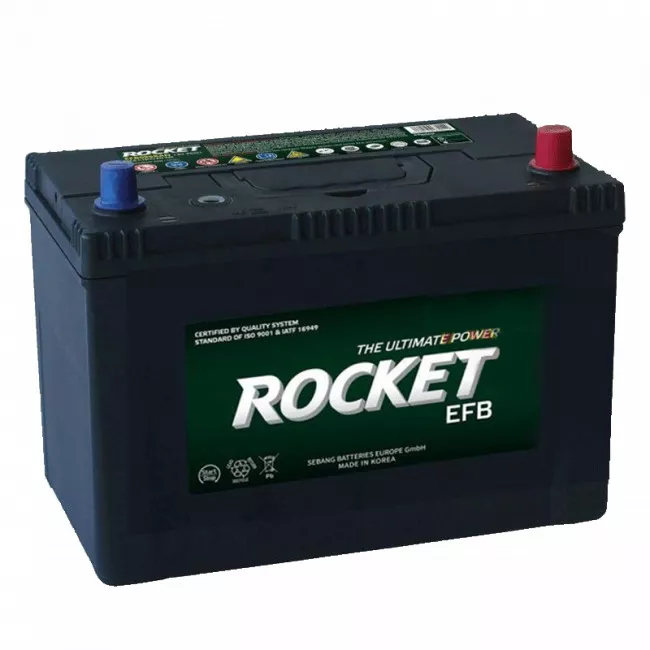 Автомобільний акумулятор ROCKET EFB Start-Stop Japan 6СТ-95Ah ASIA 760A (CCA) (EFB T110L)