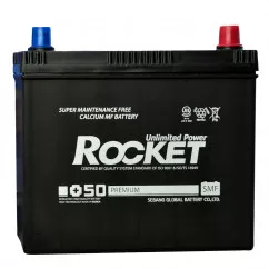 Акумулятор ROCKET 6СТ-50Ah (-/+) (SMF 65B24LS)