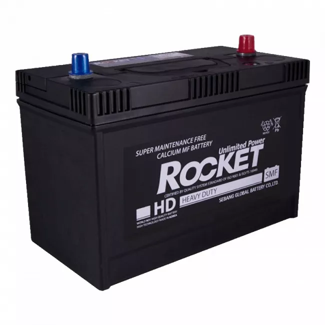 Автомобильный аккумулятор ROCKET Truck 6СТ-100Ah АзЕ ASIA 870A (CCA) (SMF 1000LA)