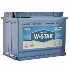 Автомобільний акумулятор W STAR Premium 6СТ-60Ah АзЕ 620A (EN) (560 71 04)