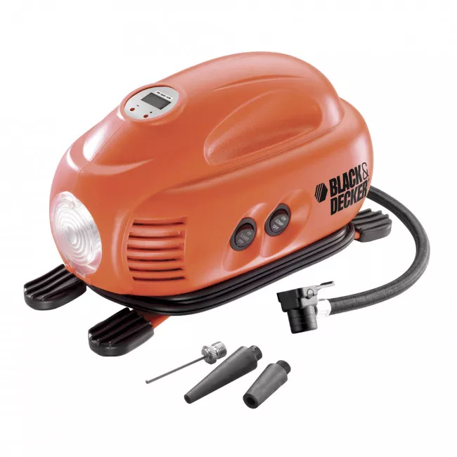 Компрессор автомобильный безмасляный Black&Decker ASI200