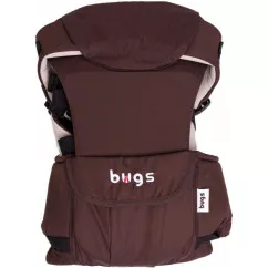 Bugs рюкзак-кенгуру для перенесення дітей 5в1 SafeTop - коричневий (210)