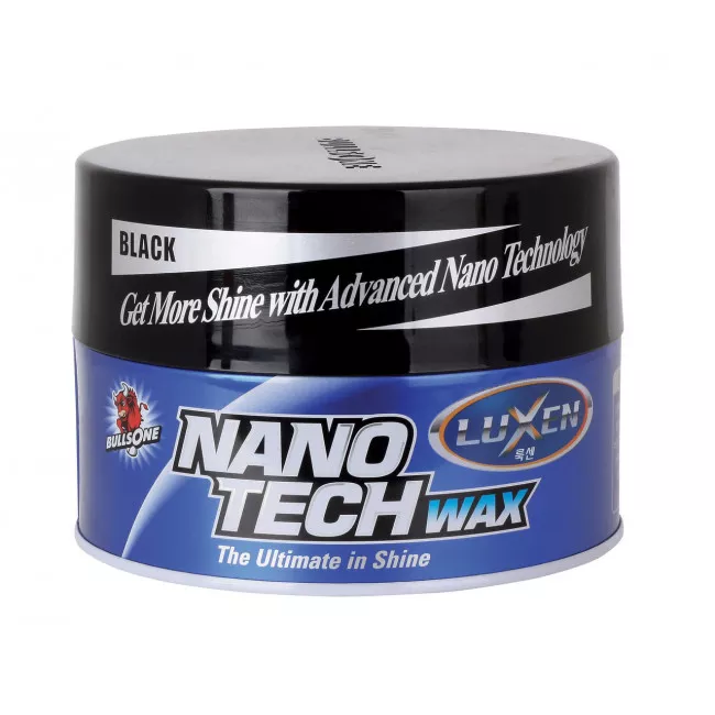 Профессиональная защитная нано-полироль BULLSONE Nano Tech Wax для черных авто 300г (WAX-13175-000)